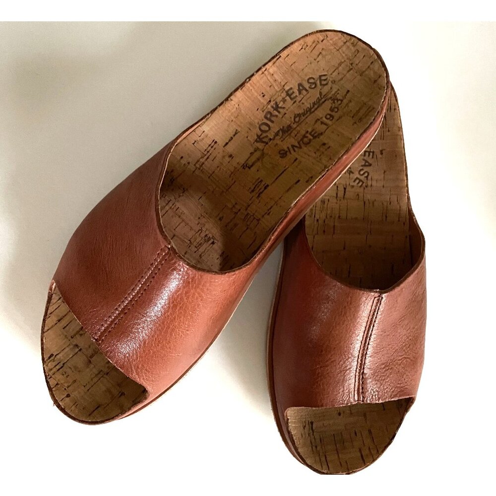 Kork-Ease 'Tutsi' Slip-on Shoes (Sandal) - Brown - Sz 7